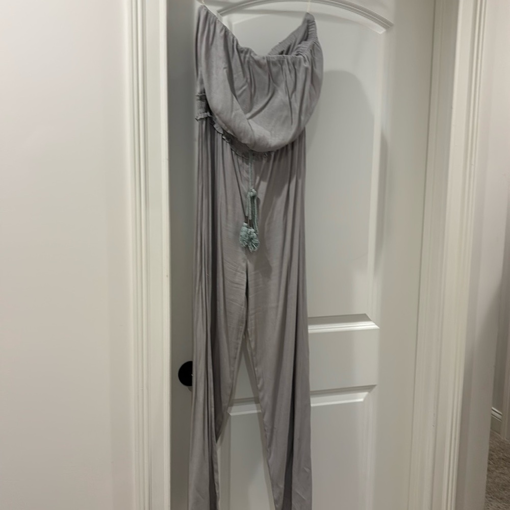 Gray Jumpsuit Medium